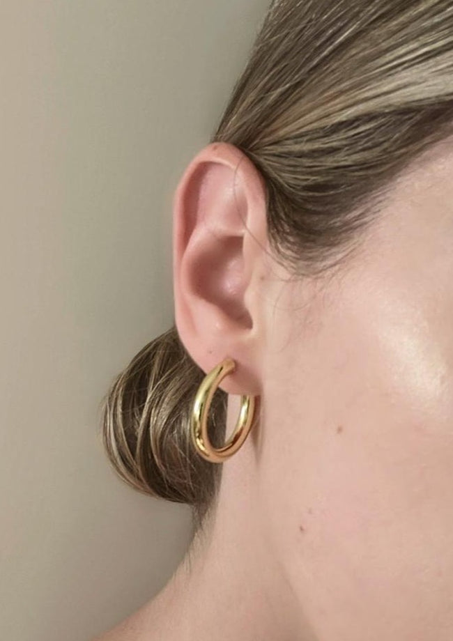 Chunky Gold Hoops by Layer the Love
