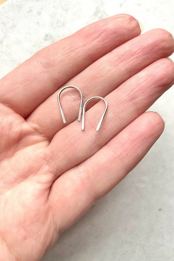 Horseshoe Huggie Earrings